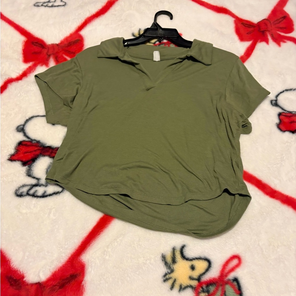 Old Navy Short Sleeve Olive Top